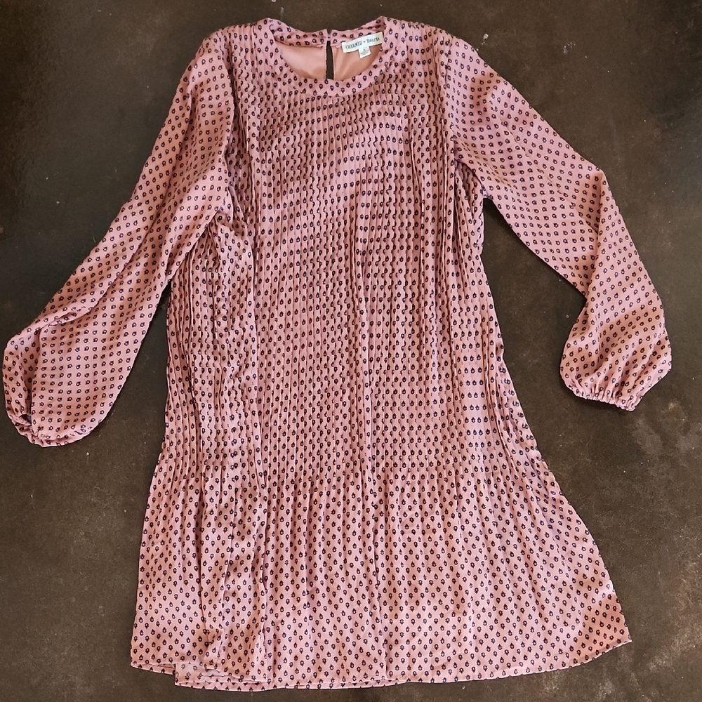 Charmed ❤️ Hearts Pink Polka Dot Mini Dress